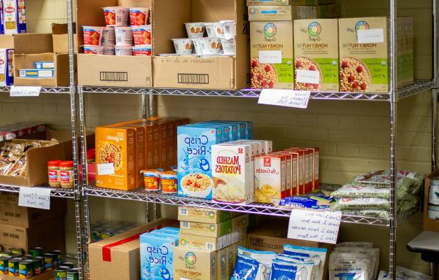 Assorted Food Products in the Pantry